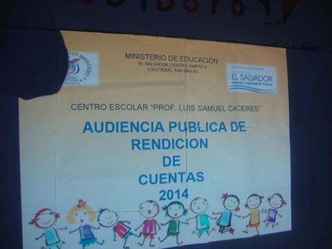 RENDICION DE CUENTAS EN C.E.LUIS SAMUEL CACERES